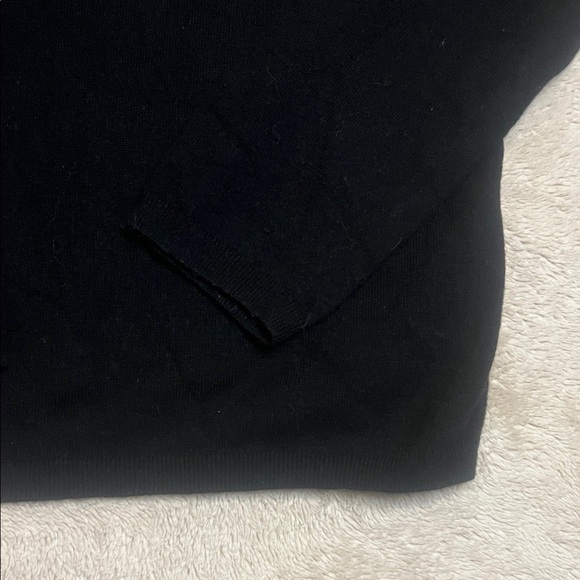 Kate Spade Broome Street Black Wool Blend Sweater sz XL - Picture 6 of 10